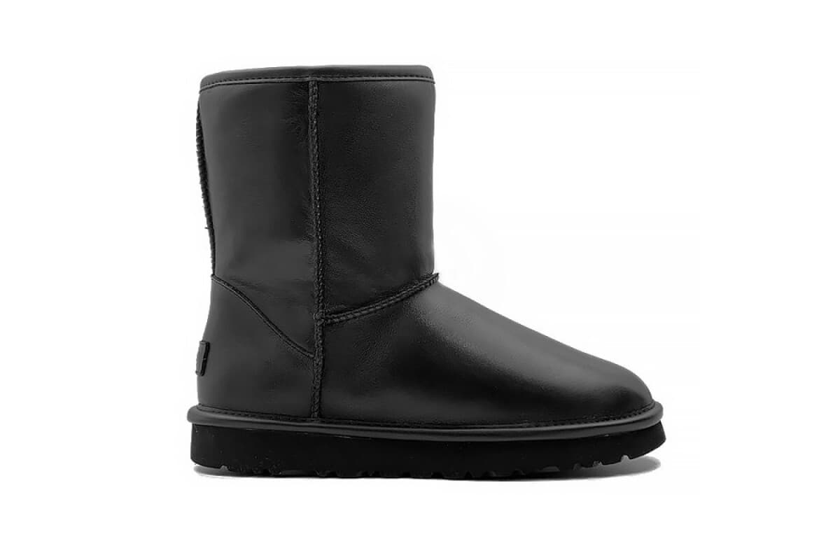 UGG Classic Short Luxury Чёрный — фото 4
