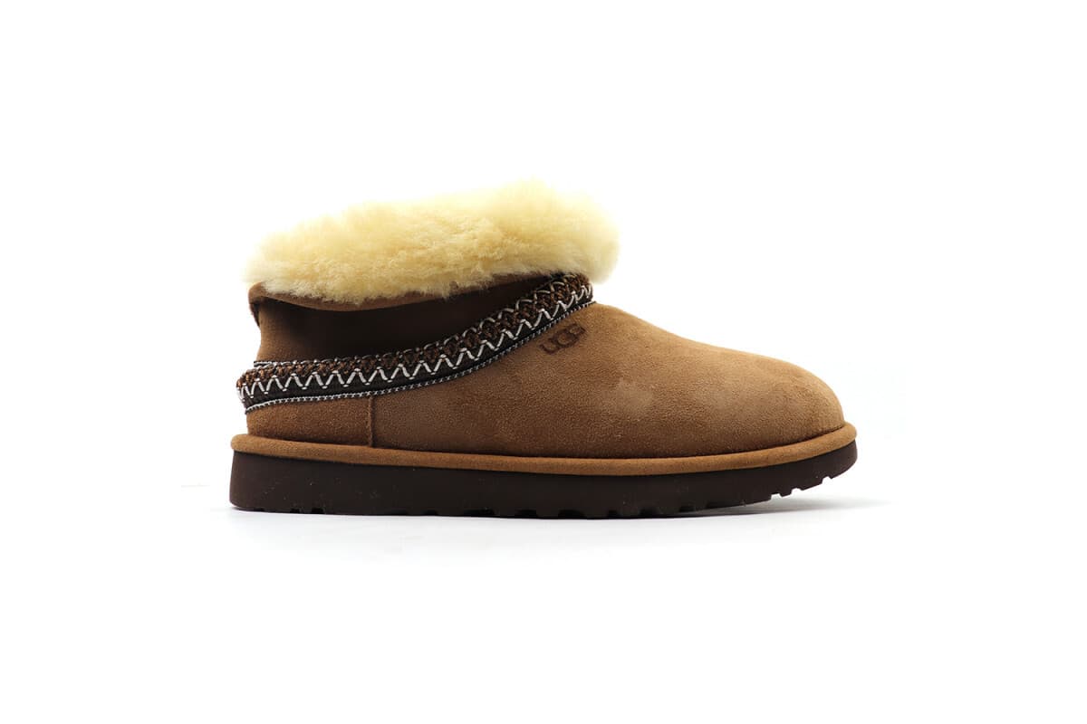 UGG Classic Mini Cresent Коричневый — фото 2
