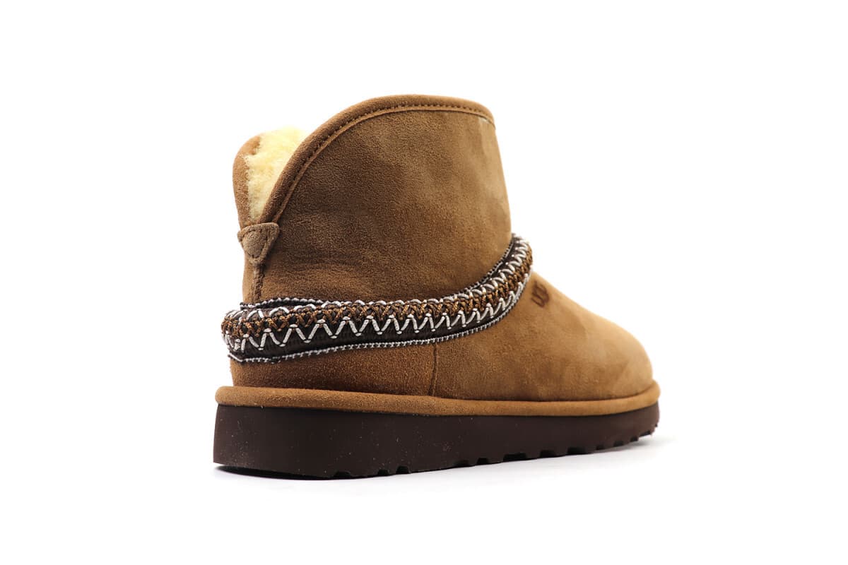UGG Classic Mini Cresent Коричневый — фото 6