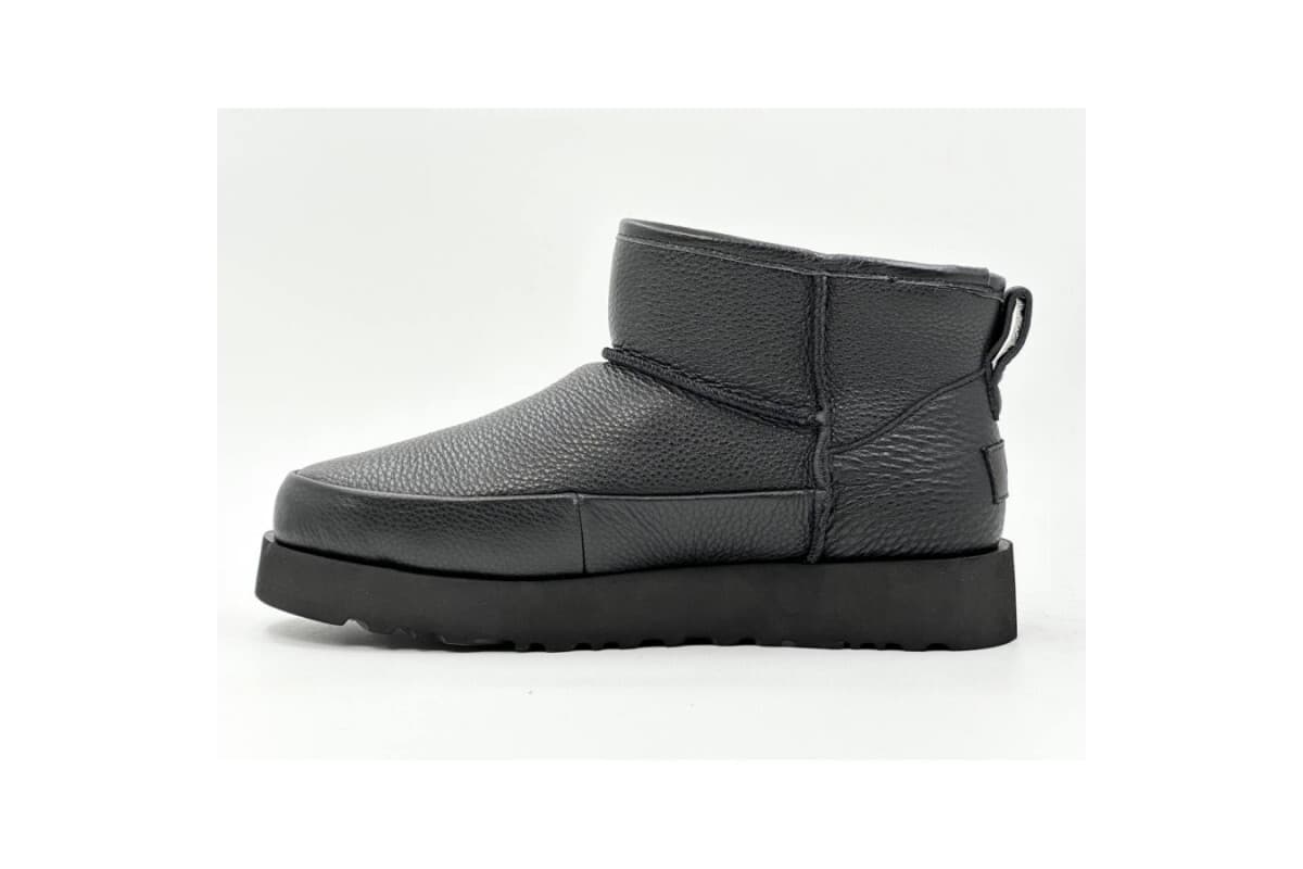 UGG Classic Sugar Ultra Mini Чёрный — фото 3