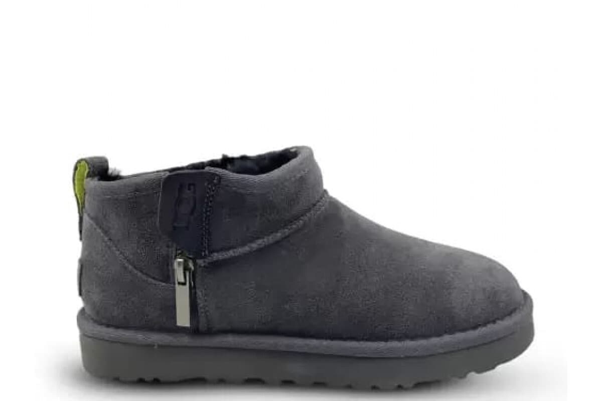 UGG Classic Ultra Mini Zip Boot Серый — фото 1