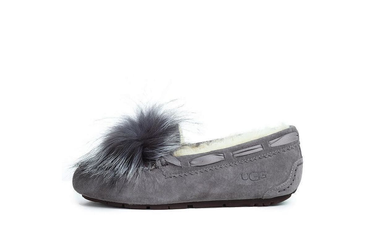 UGG Dakota Pom Pom Серый — фото 3