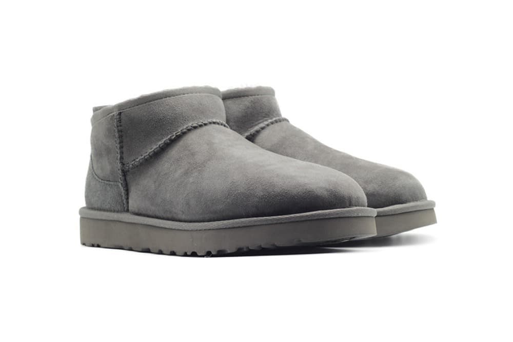 Угги Ugg Women's Classic Ultra Mini II Серый — фото 1