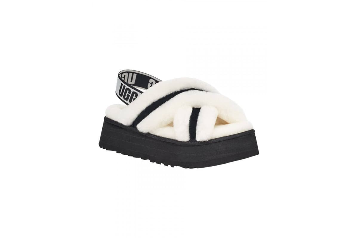 UGG W Disco Cross Slide Белый — фото 2