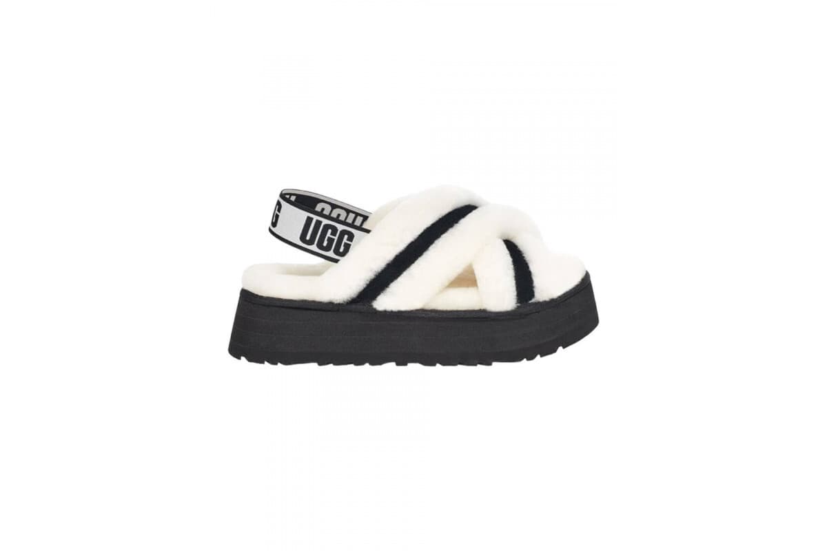 UGG W Disco Cross Slide Белый — фото 1