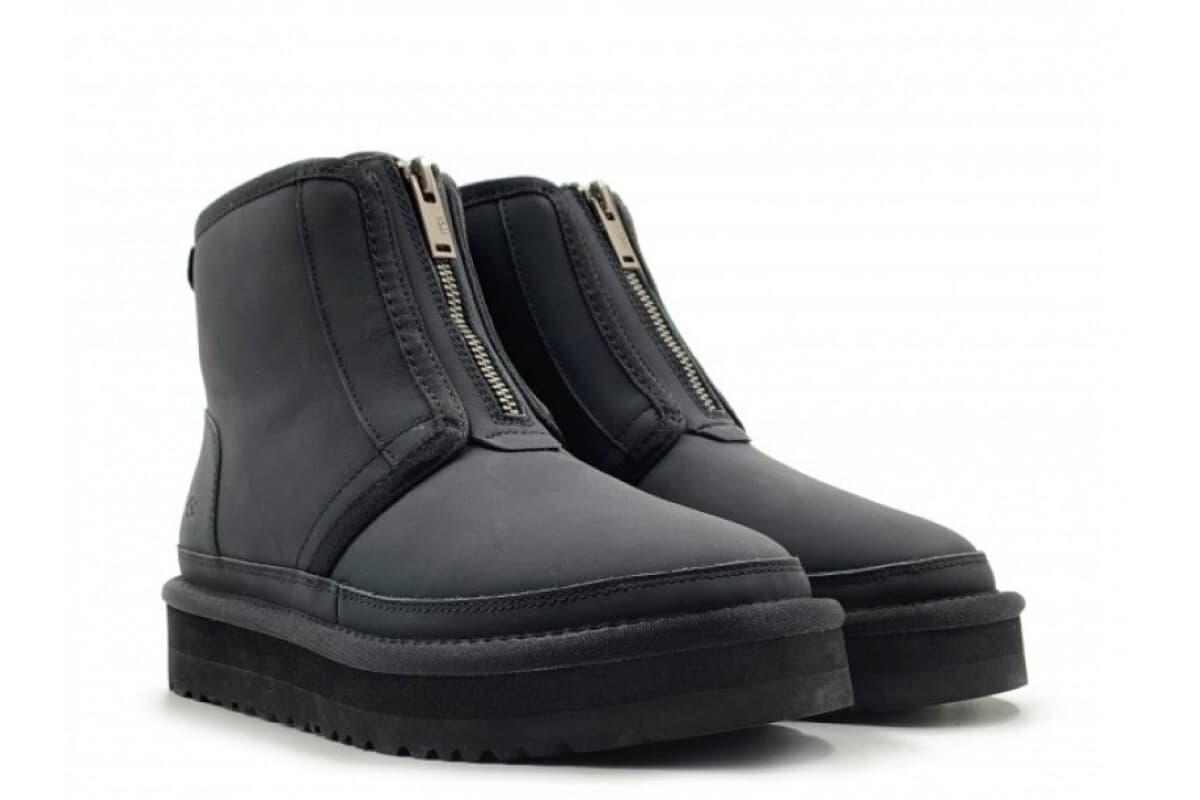 UGG Neumel Platform Zip Чёрный — фото 1