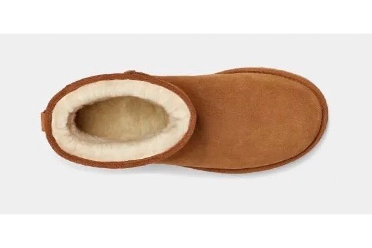 UGG Mens Classic Mini Deco Suede Boot Коричневый — фото 4