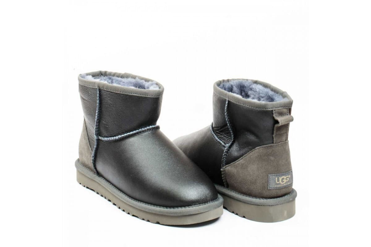 Угги Men's Classic Mini Серый — фото 1