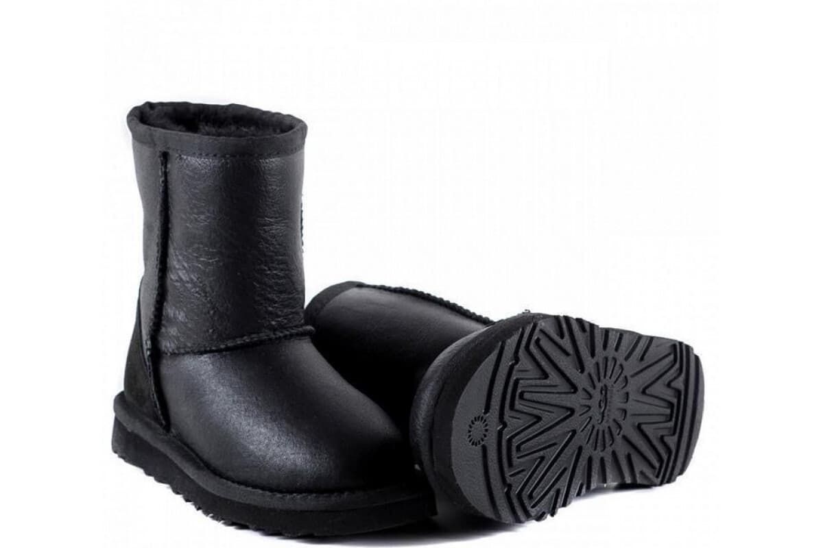 UGG Kids Classic Short Чёрный — фото 2