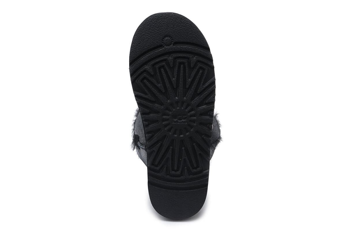 UGG Kids Bailey Button I Do Чёрный — фото 2