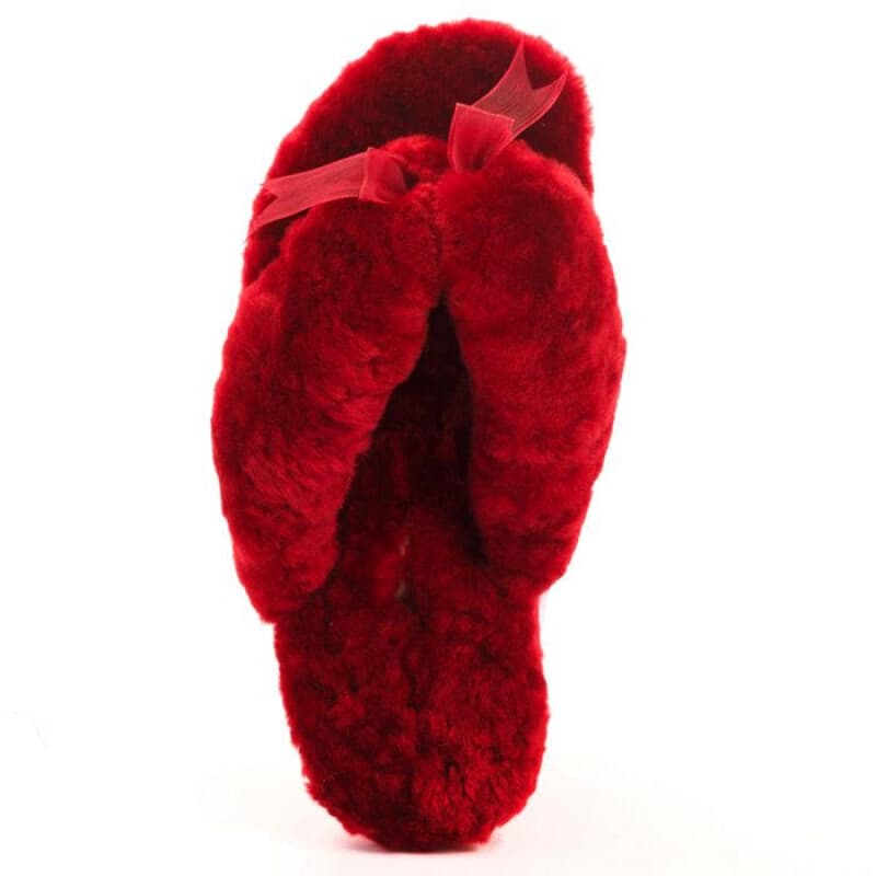 Ugg Fluff Flip Flop II Красный — фото 2