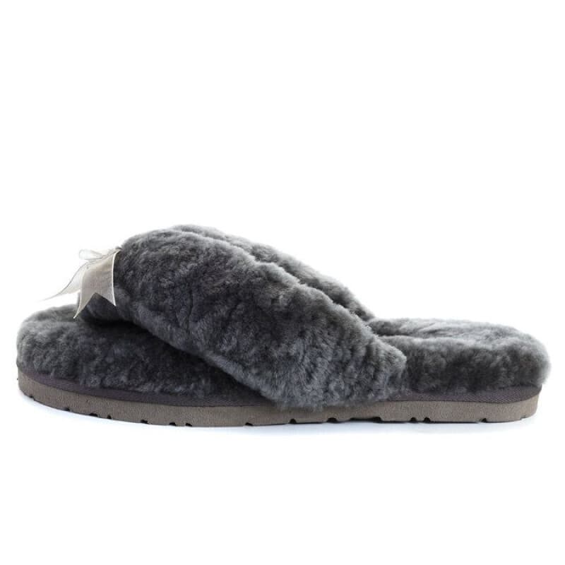 Ugg Fluff Flip Flop II Серый — фото 4
