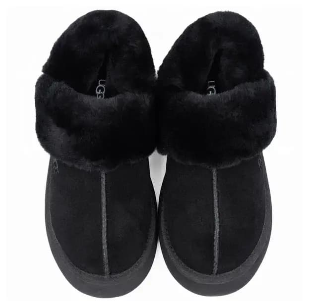 Ugg Slippers Disquette Чёрный — фото 2