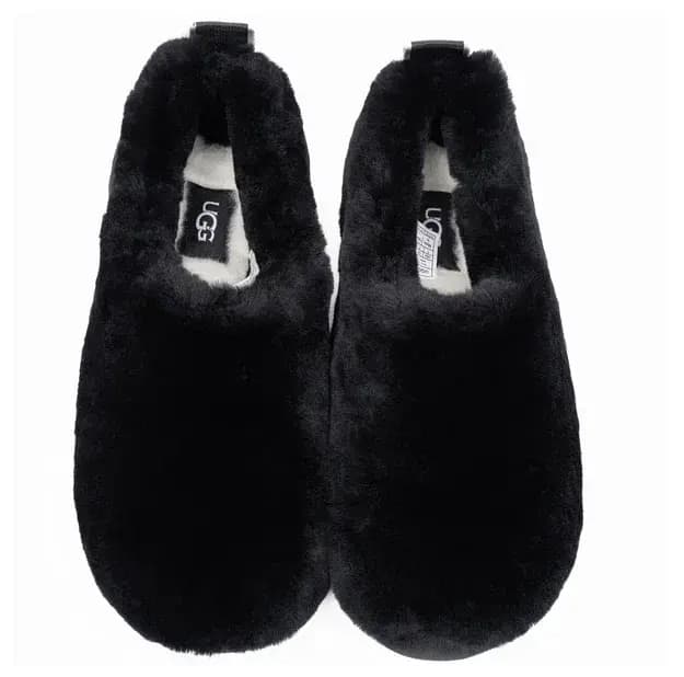 Ugg Hailey Fluff Slippers Чёрный — фото 4