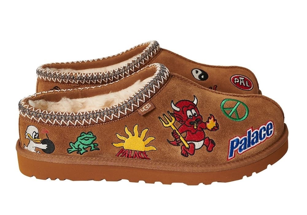 Ugg x Palace Tasman Slipper Коричневый — фото 8