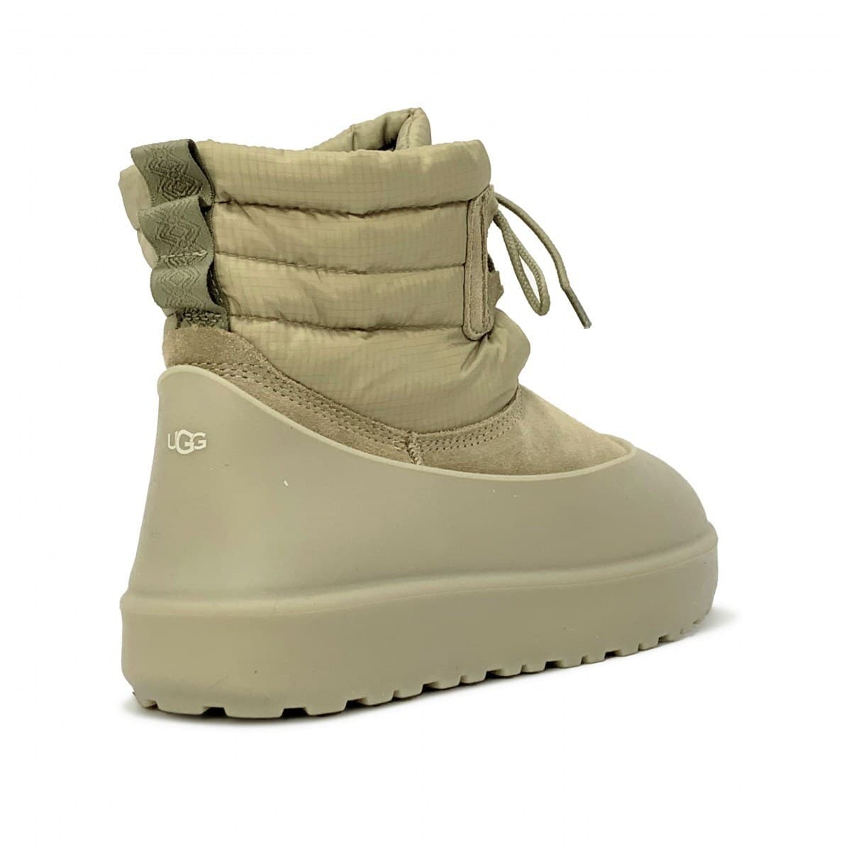 Угги UGG Men's Classic Mini Lace-Up Weather Бежевый — фото 2