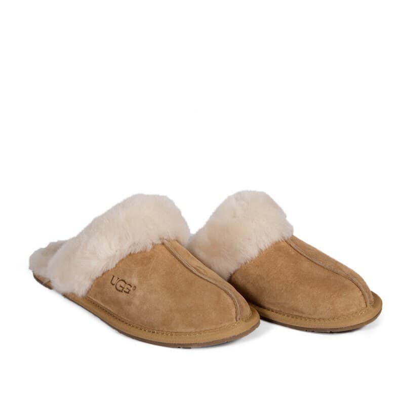 Женские тапочки Slipper Scuffette Seal II Коричневый — фото 2