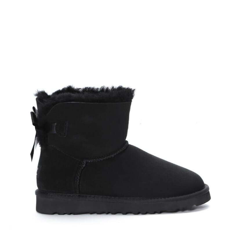 Угги Bailey Bow Mini Чёрный — фото 2