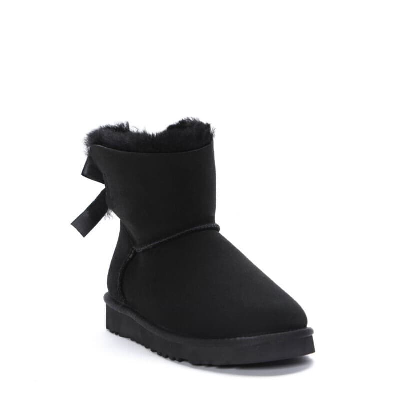 Угги Bailey Bow Mini Чёрный — фото 4