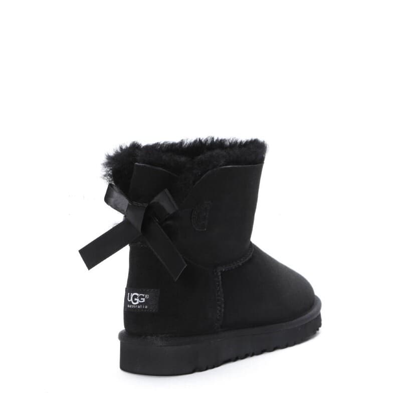 Угги Bailey Bow Mini Чёрный — фото 5