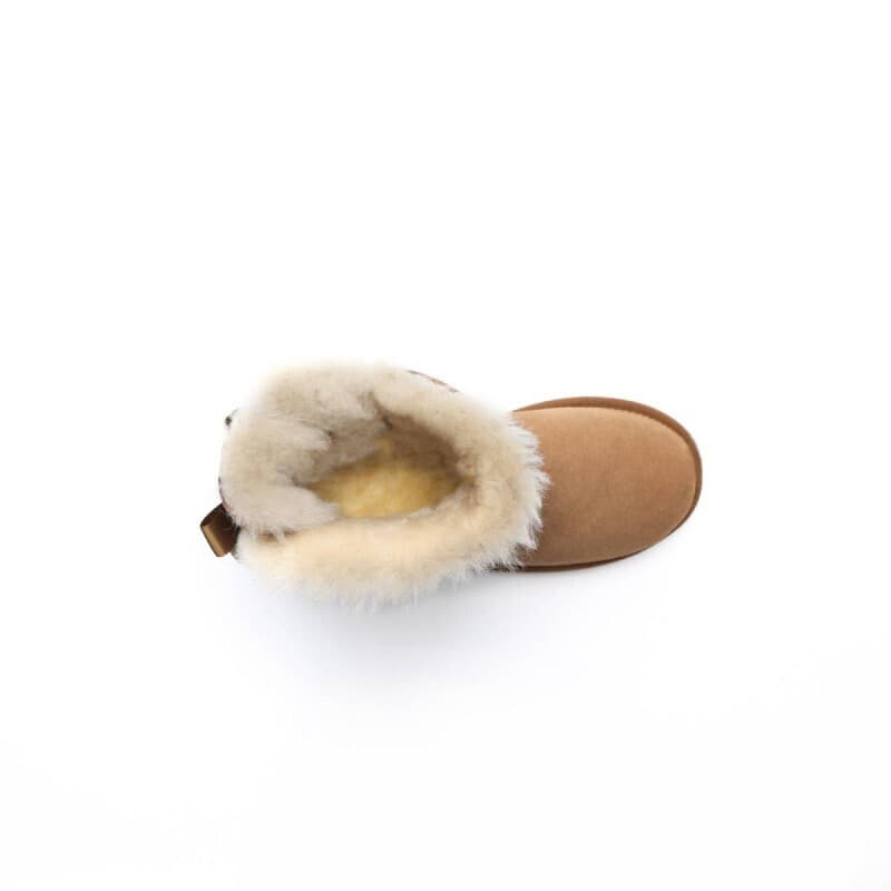Угги Bailey Bow Mini Коричневый — фото 5