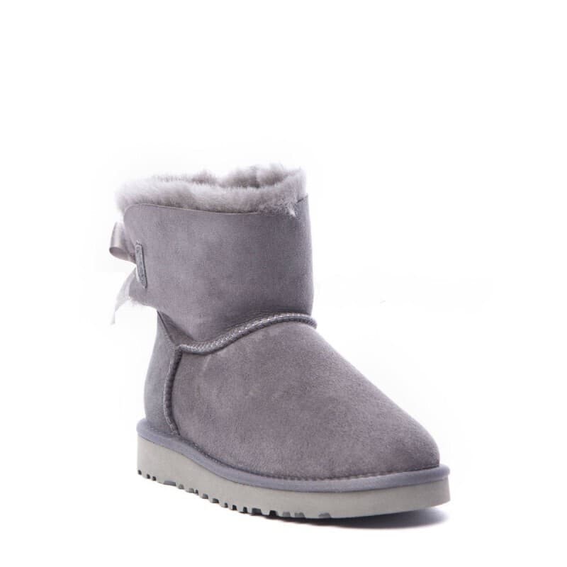 Угги Bailey Bow Mini Серый — фото 4