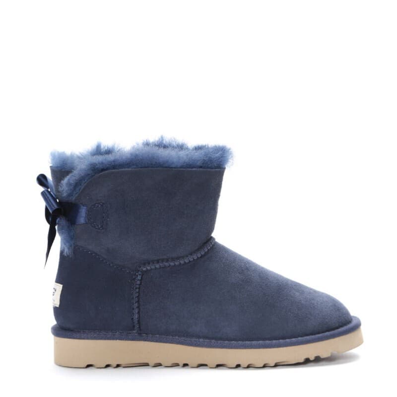 Угги Bailey Bow Mini Синий — фото 2