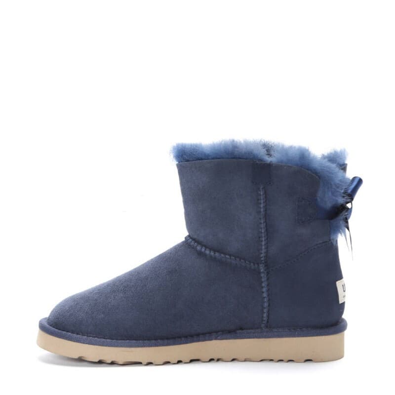 Угги Bailey Bow Mini Синий — фото 3