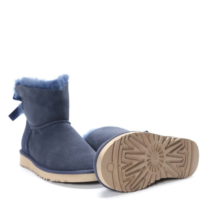 Угги Bailey Bow Mini Синий — фото 7