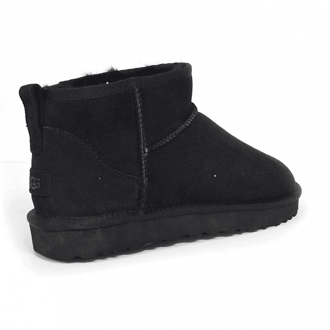 Угги Ugg Women's Classic Ultra Mini Чёрный — фото 3