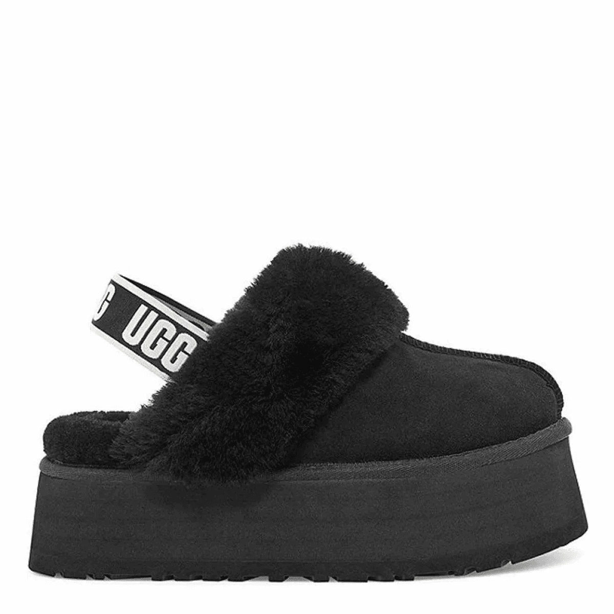 Ugg Funkette Suede Platform Чёрный — фото 1