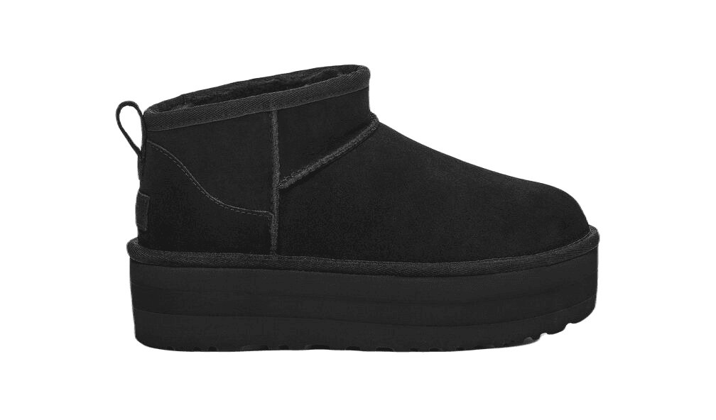 UGG Classic Ultra Mini Platform Чёрный — фото 2