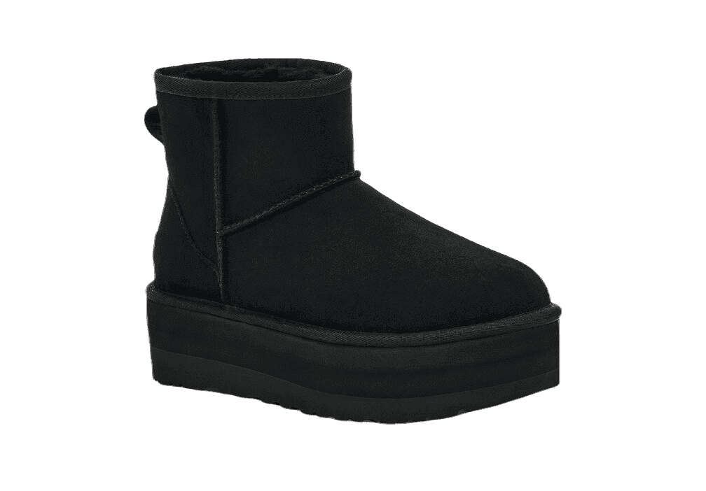 Угги UGG Classic Mini Platform Чёрный — фото 3