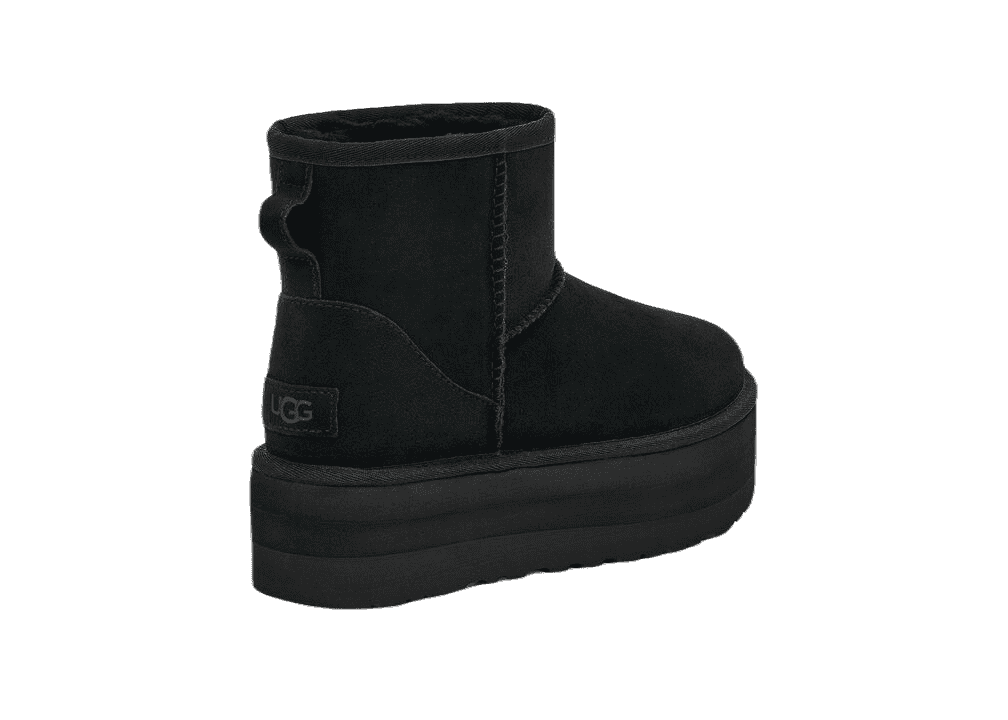 Угги UGG Classic Mini Platform Чёрный — фото 5