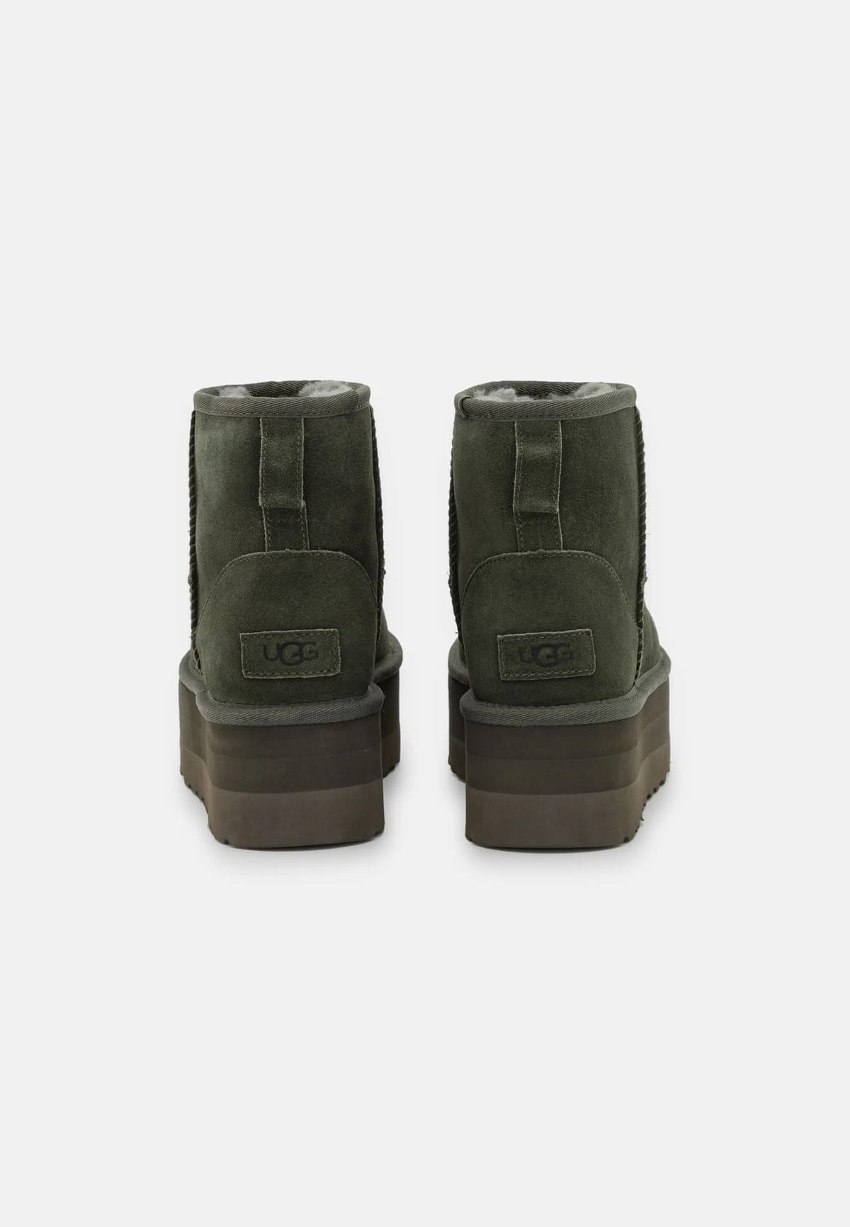 Угги UGG Classic Mini Platform Хаки — фото 5