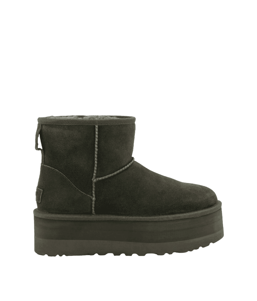 Угги UGG Classic Mini Platform Хаки — фото 1