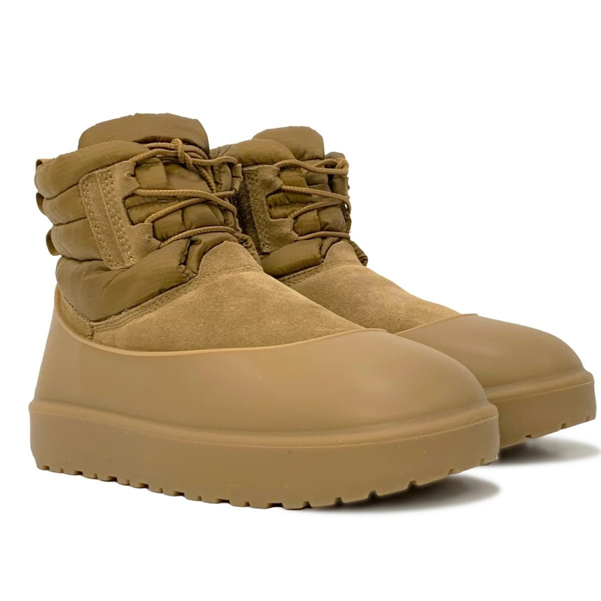 Угги UGG Classic Mini Lace-Up Weather Коричневый — фото 3