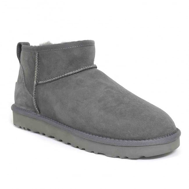 Угги Ugg Men's Classic Ultra Mini Серый — фото 4