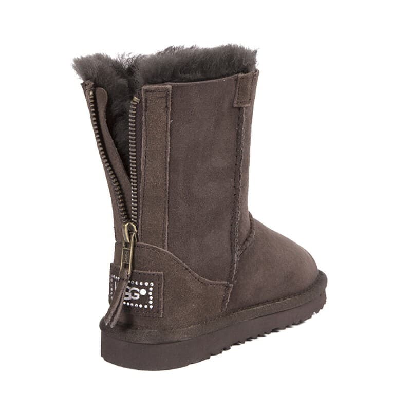 Угги Kids ZIP Коричневый — фото 4