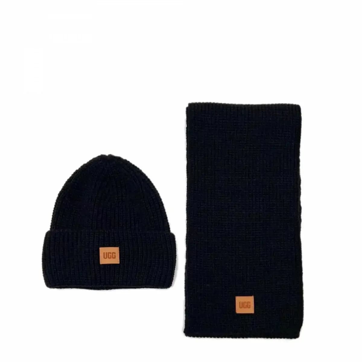 Ugg Chunky Rib Knit Beanie Sen Чёрный — фото 1